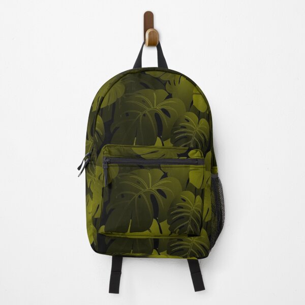 Item preview, Moody Monstera Dark Yellow Repeat 5748 designed and sold by Art in My Loft.