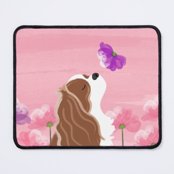 Item preview, Romantic Cavalier King Charles Spaniel - Blenheim designed and sold by Lulupainting.