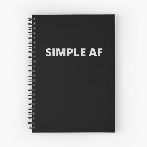 Item preview, Simple AF designed and sold by Ink-and-Thread.