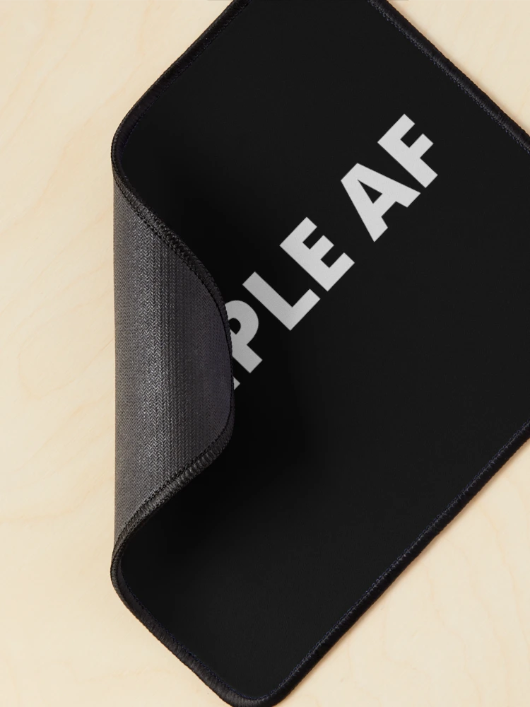 Thumbnail 2 of 5, Mouse Pad, Simple AF designed and sold by Ink-and-Thread.