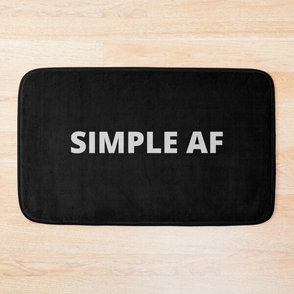 Item preview, Simple AF designed and sold by Ink-and-Thread.