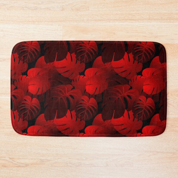 Item preview, Moody Monstera Red Repeat 5748 designed and sold by Art in My Loft.