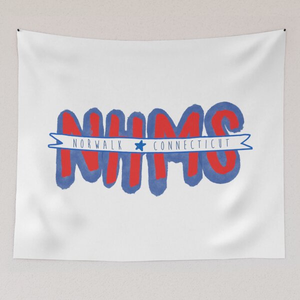 Item preview, NHMS Norwalk CT red and blue designed and sold by AP Designs.