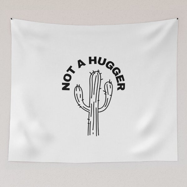 Item preview, Not A Hugger | funny, sarcastic cactus designed and sold by teez4dayz.