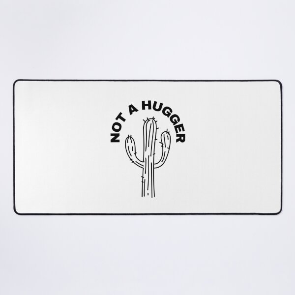 Item preview, Not A Hugger | funny, sarcastic cactus designed and sold by teez4dayz.