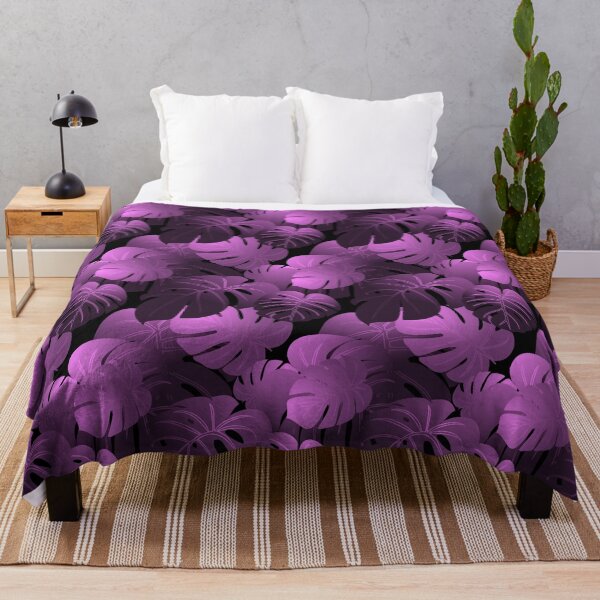 Item preview, Moody Monstera Magenta Repeat 5748 designed and sold by Art in My Loft.
