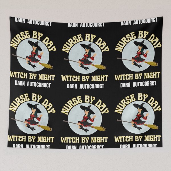 Item preview, Nurse By Day Witch By Night - darn autocorrect designed and sold by RGRamsey.