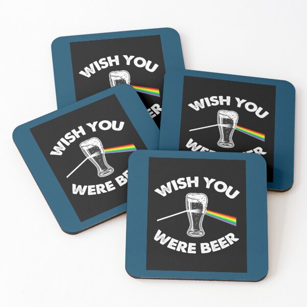 Item preview, Wish You Were Beer vintage Art Board Print designed and sold by CoutureStylez.