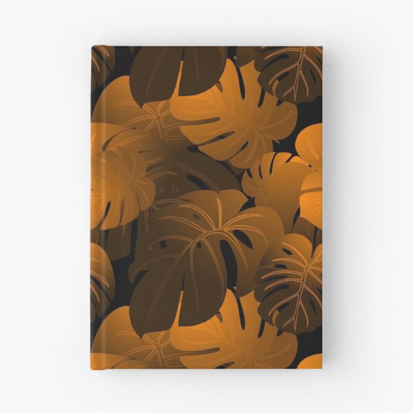 Item preview, Moody Monstera Orange Repeat 5748 designed and sold by Art in My Loft.