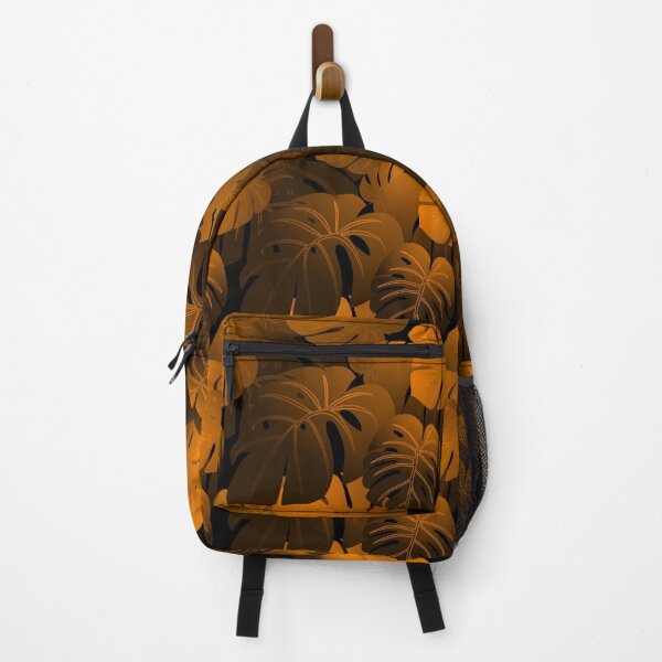 Item preview, Moody Monstera Orange Repeat 5748 designed and sold by Art in My Loft.