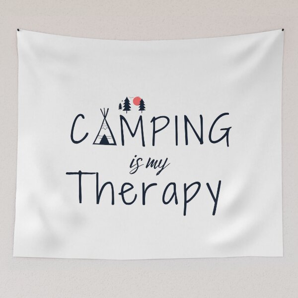 Item preview, Camping Is My Therapy designed and sold by Y-Muqsit.