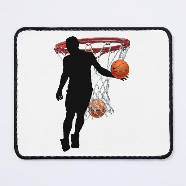 Aperçu de l'œuvre Basketball joueur silhouette noire créée et vendue par Astralia.