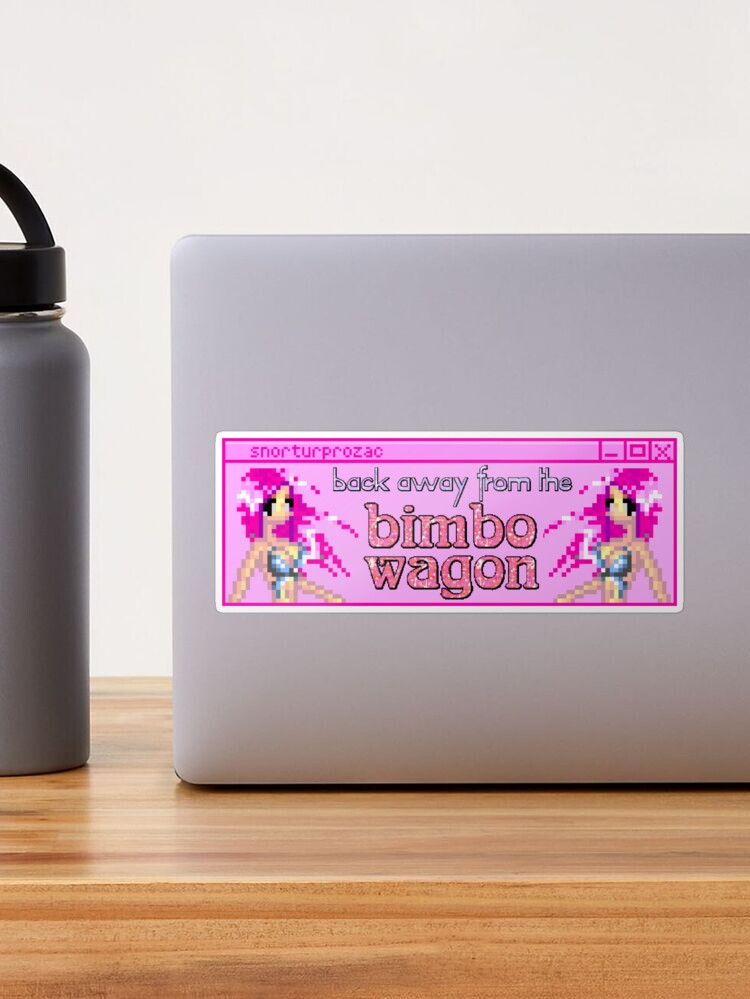 Bimbo Wagon Bumper Sticker