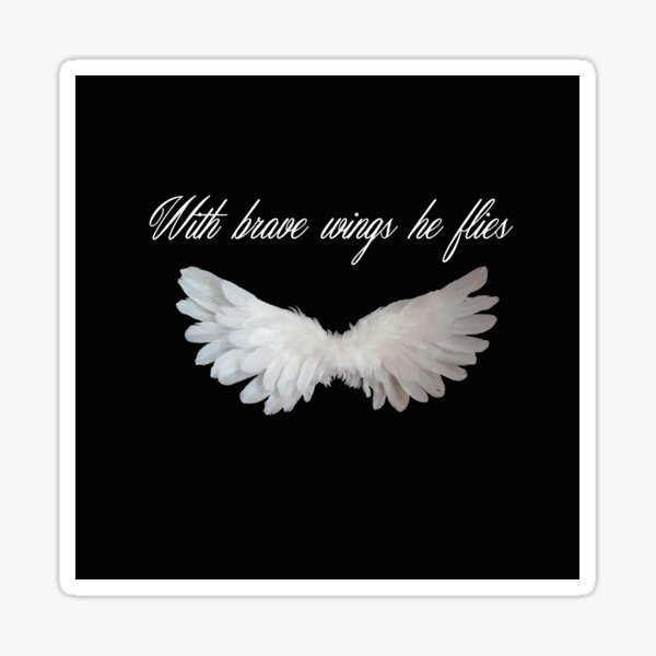 Artikel-Vorschau von Mit Brave Wings fliegt er, designt und verkauft von AnencephalyHope.