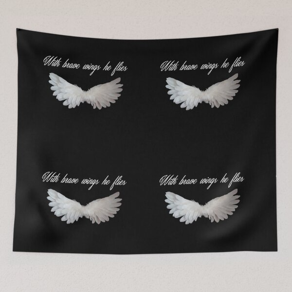 Item preview, With Brave Wings He Flies designed and sold by AnencephalyHope.