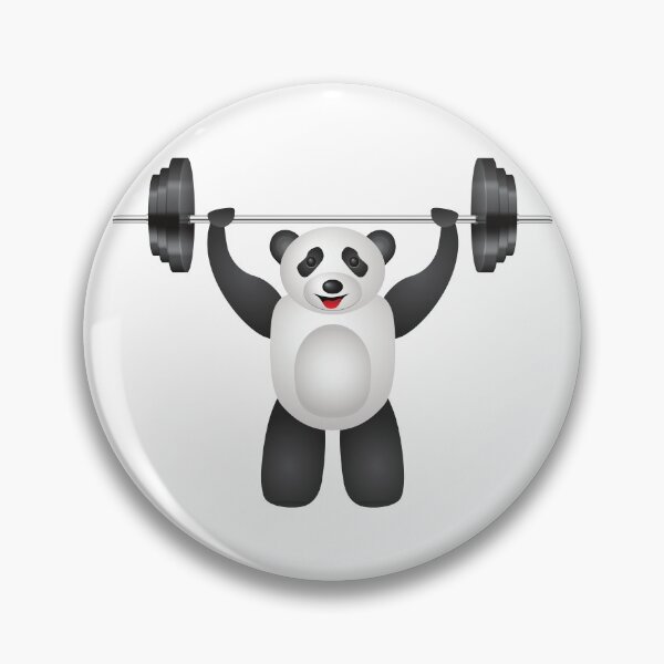Item preview, Panda working out designed and sold by YuneDesigns.