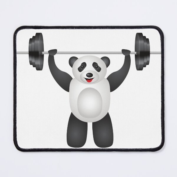 Item preview, Panda working out designed and sold by YuneDesigns.