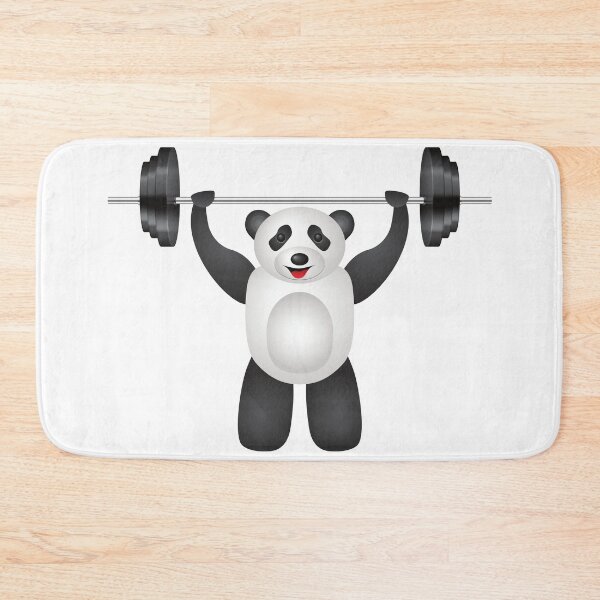 Item preview, Panda working out designed and sold by YuneDesigns.