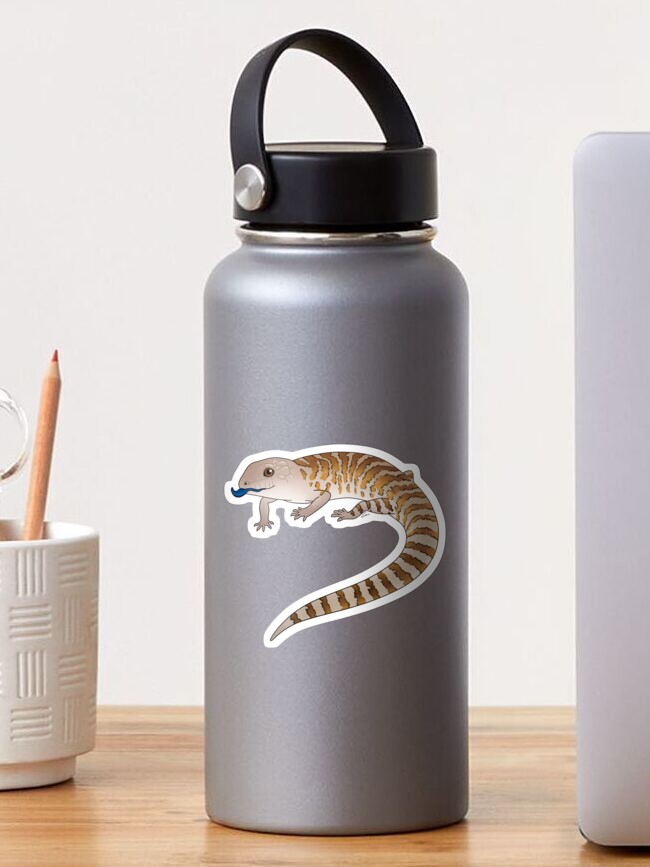Thumbnail 1 of 3, Sticker, Blue Tongue Skink II designed and sold by anacecilia.