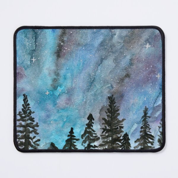 Item preview, Watercolor Night Sky Forest designed and sold by Bright-Skies.