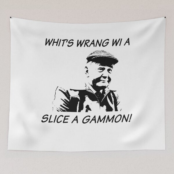 Item preview, Whit's Wrang Wi A Slice A Gammon! - Still Game Sitcom designed and sold by EricMary7.