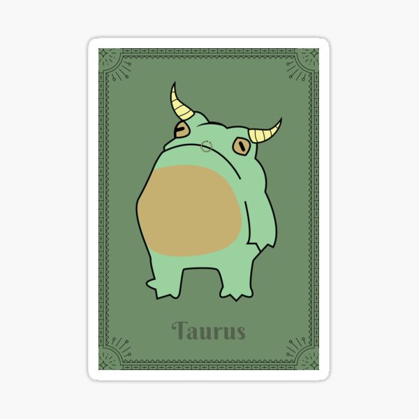 Item preview, Taurus frog designed and sold by SKdarealshop.