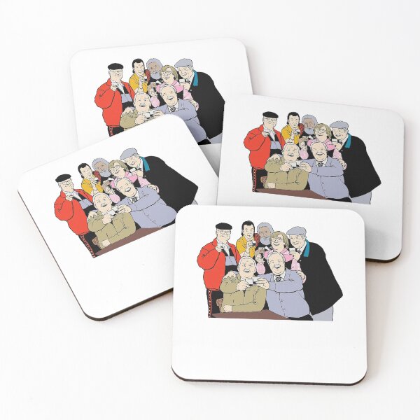 Item preview, Funny Still Game Sitcom Characters Cartoon Design designed and sold by EricMary7.