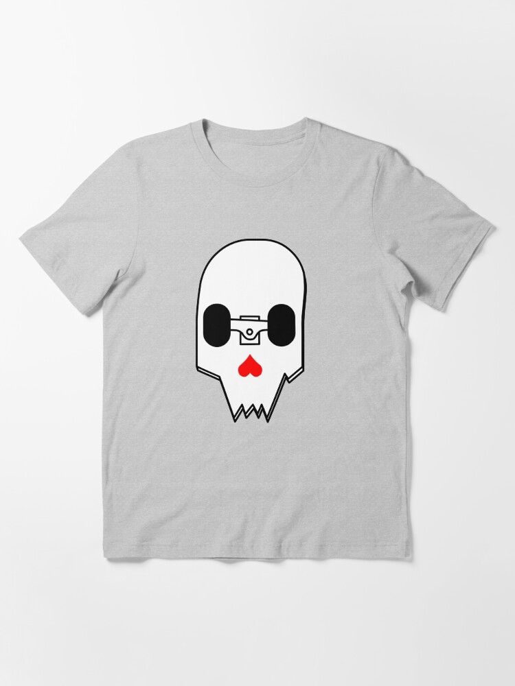 Alternate view of Broken Skateboard Skull V1 Essential T-Shirt