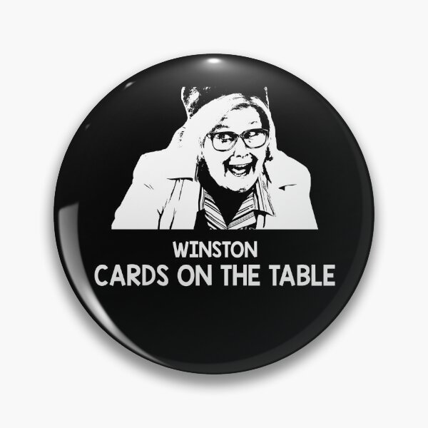 Item preview, White And Black Still Game Movies - Winston Cards On The Table designed and sold by EricMary7.