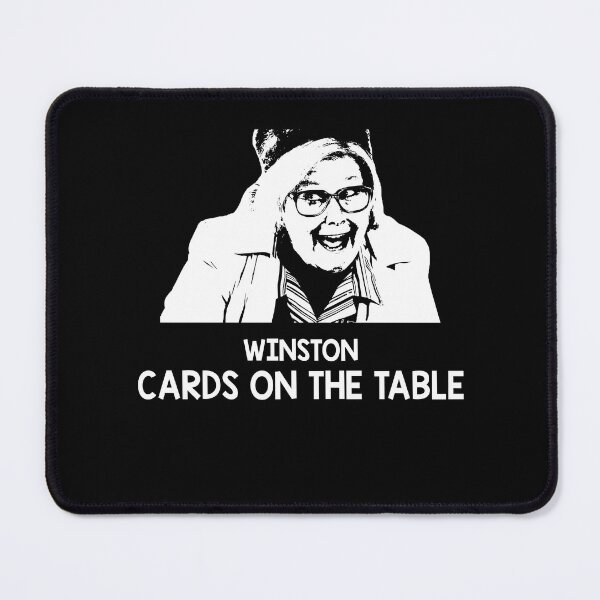 Item preview, White And Black Still Game Movies - Winston Cards On The Table designed and sold by EricMary7.