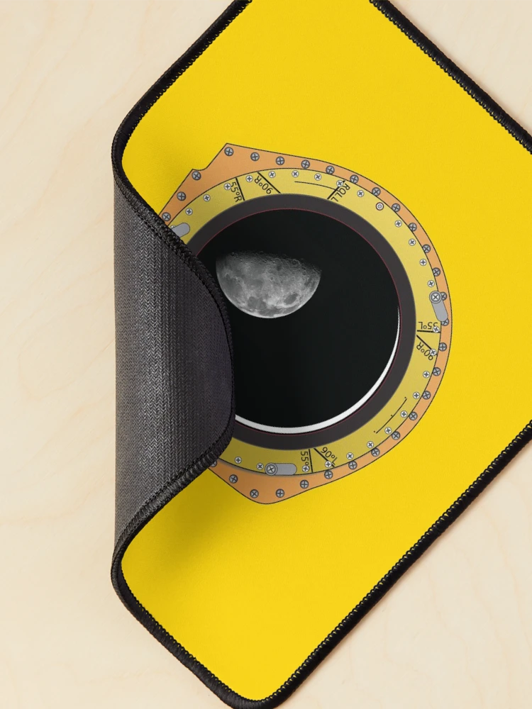 Thumbnail 2 of 5, Mouse Pad, Apollo Command Module Window designed and sold by Astro3antica.