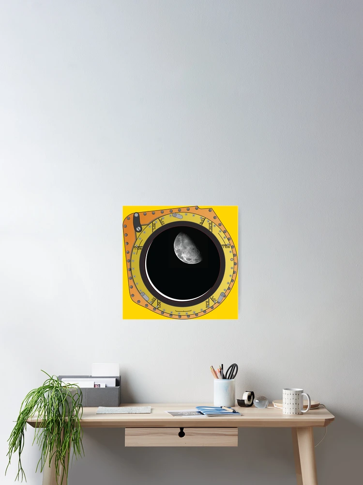 Thumbnail 2 of 3, Poster, Apollo Command Module Window  designed and sold by Astro3antica.