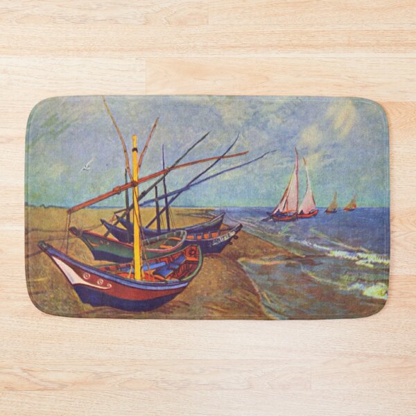 Item preview, Vincent Van Gogh - Fishing Boats on the Beach at Saintes-Maries designed and sold by Vivanne-art.