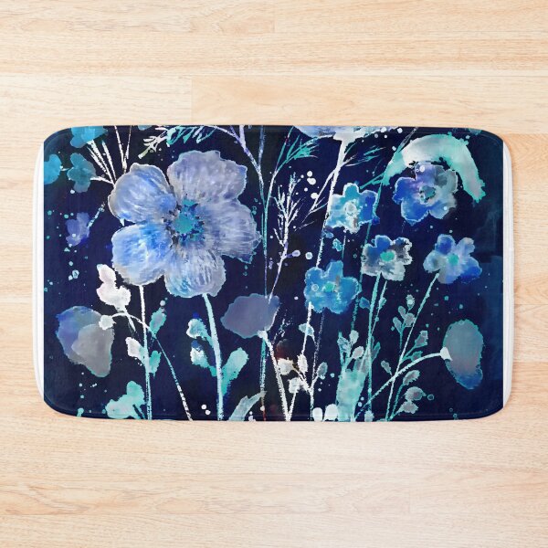 Item preview, Blue Cyanotype floral designed and sold by Red Witch Art.