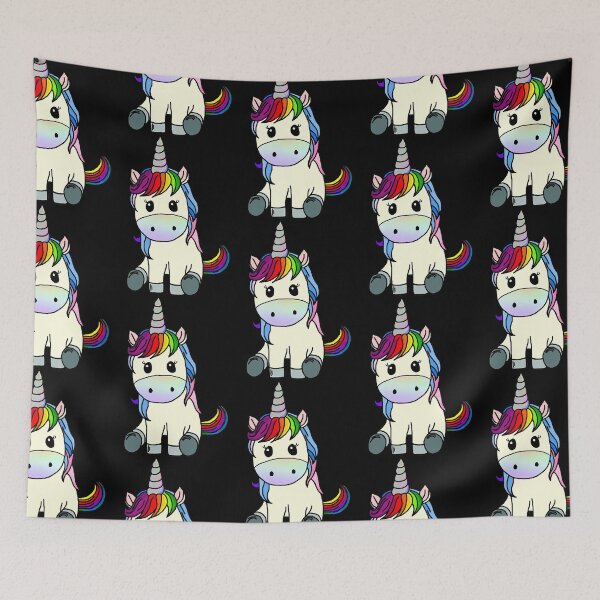 Item preview, Rainbow Unicorn  designed and sold by Heline99.