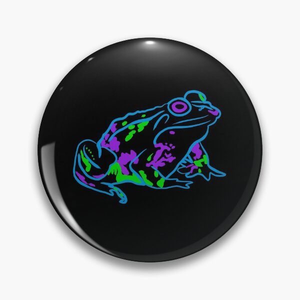 Item preview, Blue Neon Frog designed and sold by wildjellybeans.