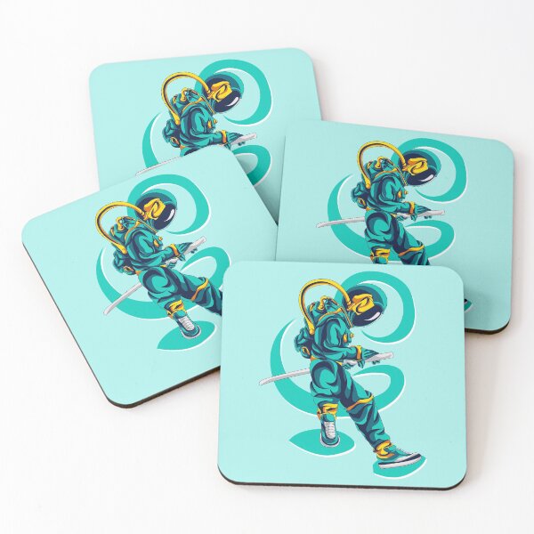 Item preview, Astronaut Sword Fight Space Samurai Astronaut  designed and sold by EpicArtz.