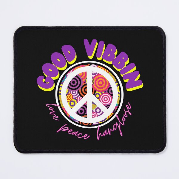 Item preview, Good Vibes Peace Love And Hangloose Retro Hippie  designed and sold by Vibbin4Life33.