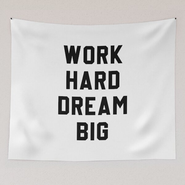 Item preview, Work Hard Dream Big designed and sold by corbrand.
