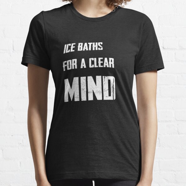 Ice Swimming All In For Ice Bath Person Ice Bather V-Neck T-Shirt :  : Fashion