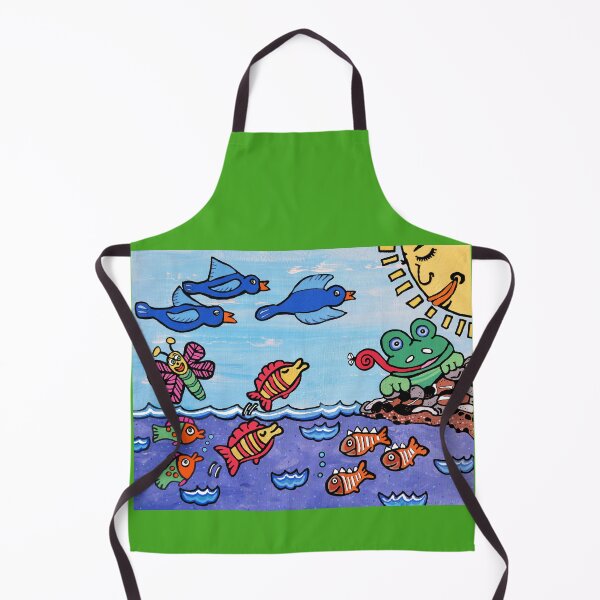 Item preview, Sunny Day at the Frog Pond designed and sold by SillaHoekstra.