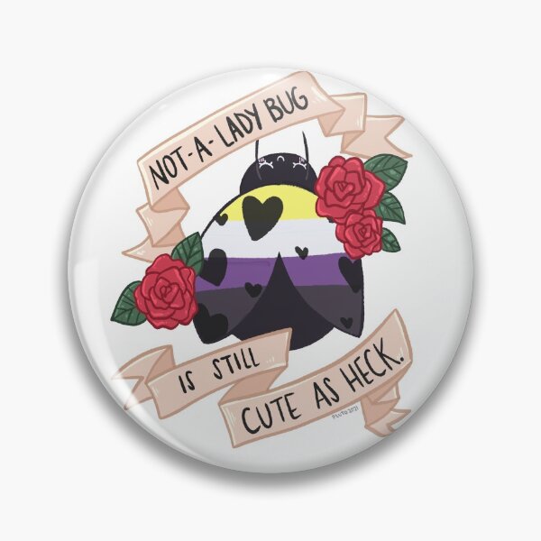 Item preview, Non-Binary “Lady” Bug designed and sold by StoneFoxDesign.