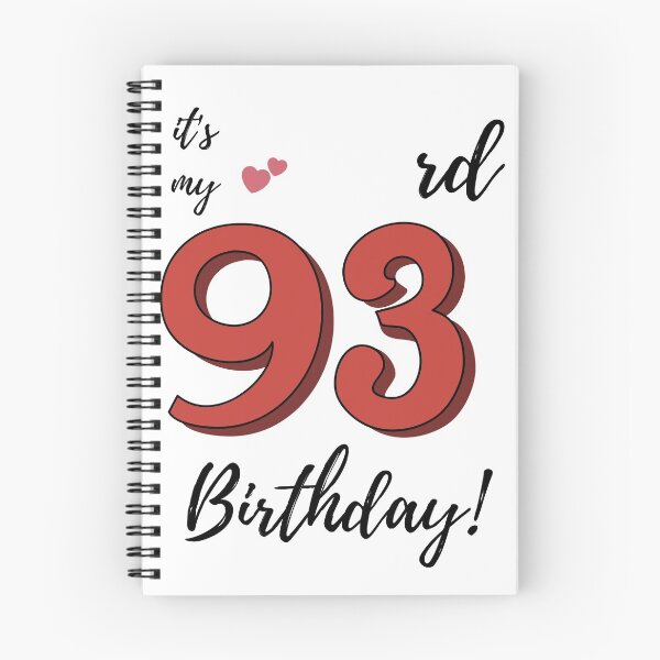Item preview, It's My 93rd Birthday quote designed and sold by WayneTower.