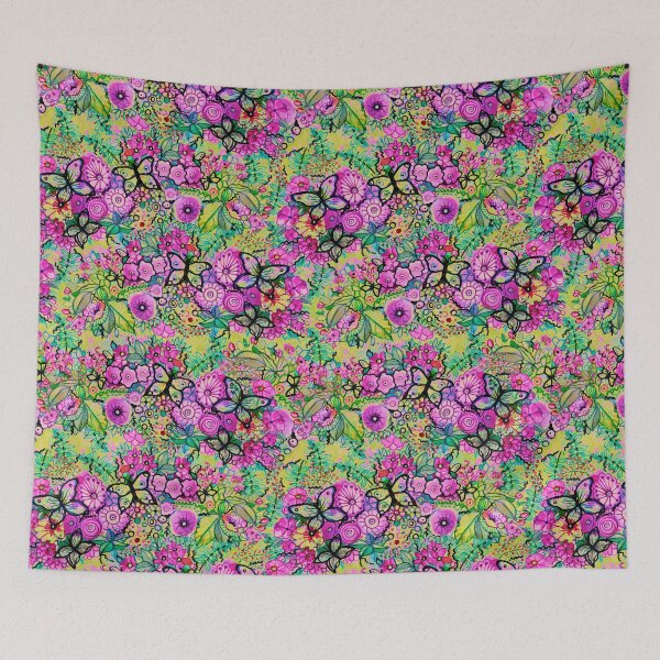 Item preview, Butterflies and flowers designed and sold by varelagraphics.