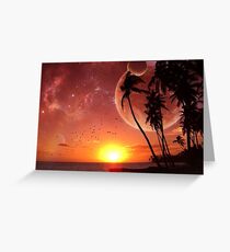 sci fi Greeting Card