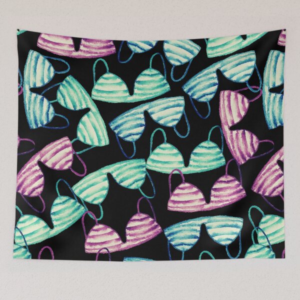 Item preview, Vintage Bikini Tops All Over Print Pattern designed and sold by Designs24U.