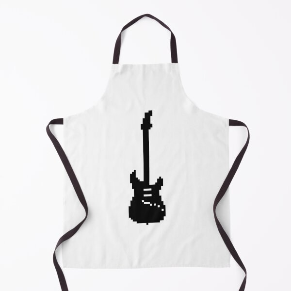 Item preview, Pixelated Black Strat designed and sold by halveflower.