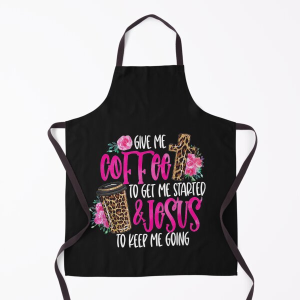 Item preview, Give me coffee to get me started and jesus to keep me going T-Shirt designed and sold by Bener-Zurich.