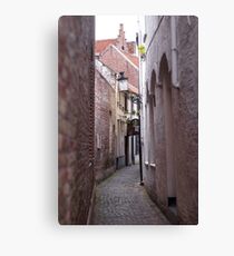 Narrow Street/Pass - Travel Photography Canvas Print