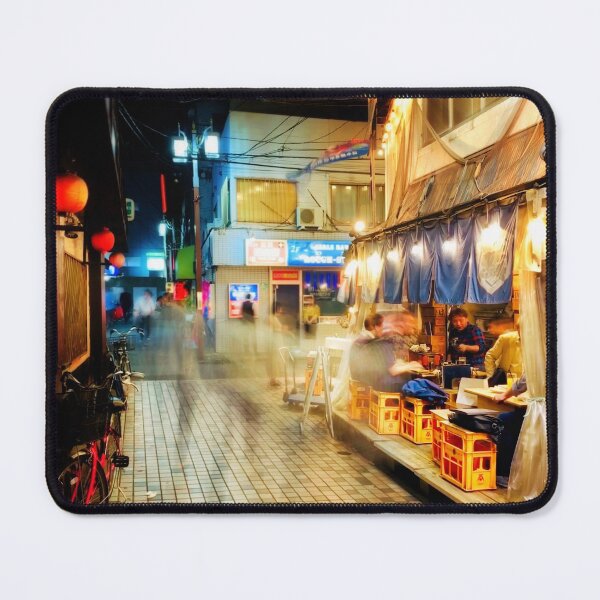Item preview, Tokyo side street Izakaya Nakano alley night photography designed and sold by TokyoDesigns.